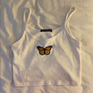Brandy Melville butterfly tank top